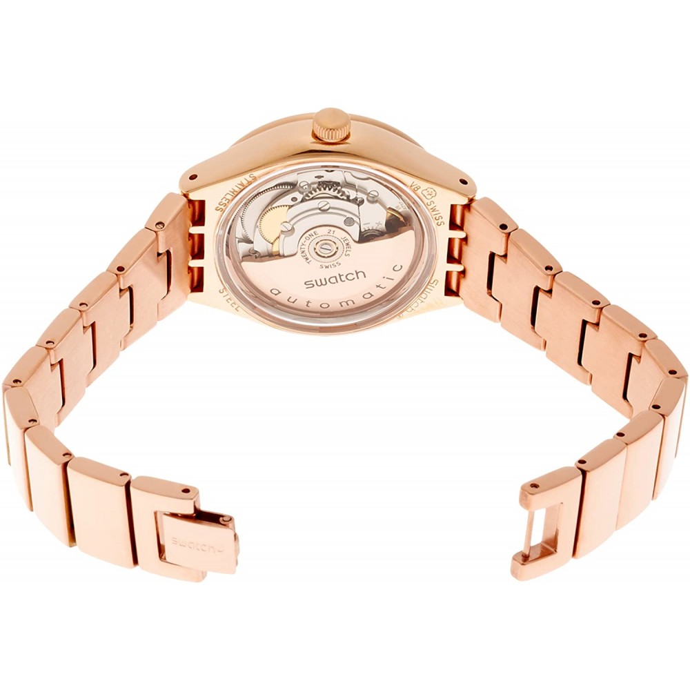 SWATCH TONTON PHIL Rose Gold Stainless Steel Bracelet 17mm AYAG400G