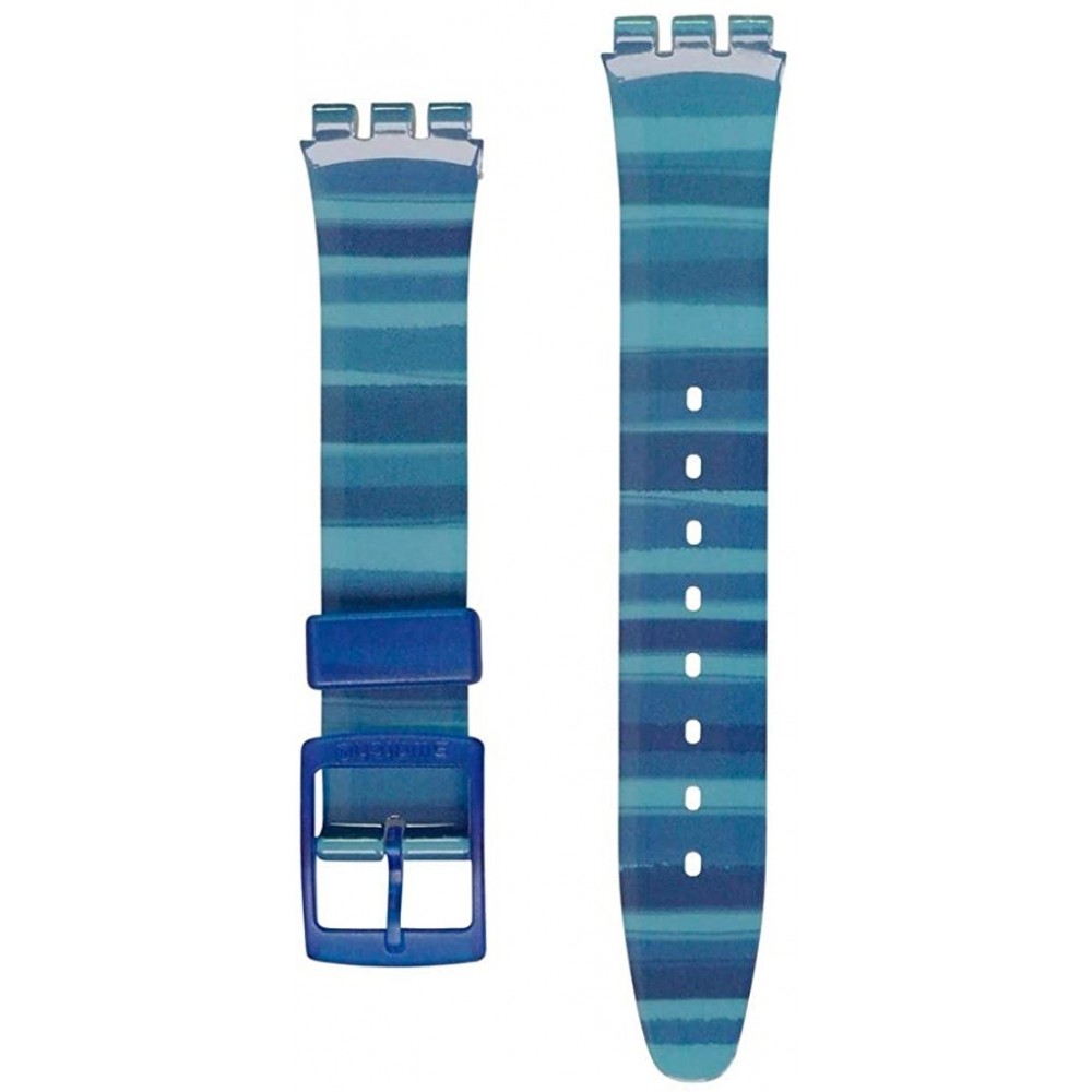 SWATCH LINAJOLA Strap Plastic Blue  17mm AGN237