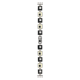 SWATCH CHESSBOARD Silver stainless steel bracelet -black and white enamel 12mm ALB160G SWATCH CHESSBOARD Silver stainless steel bracelet -black and white enamel 12mm ALB160G