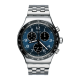 SWATCH BOXENGASSE Ασημί Ανοξείδωτο Ατσάλι Μπρασελέ 21mm AYVS423G  