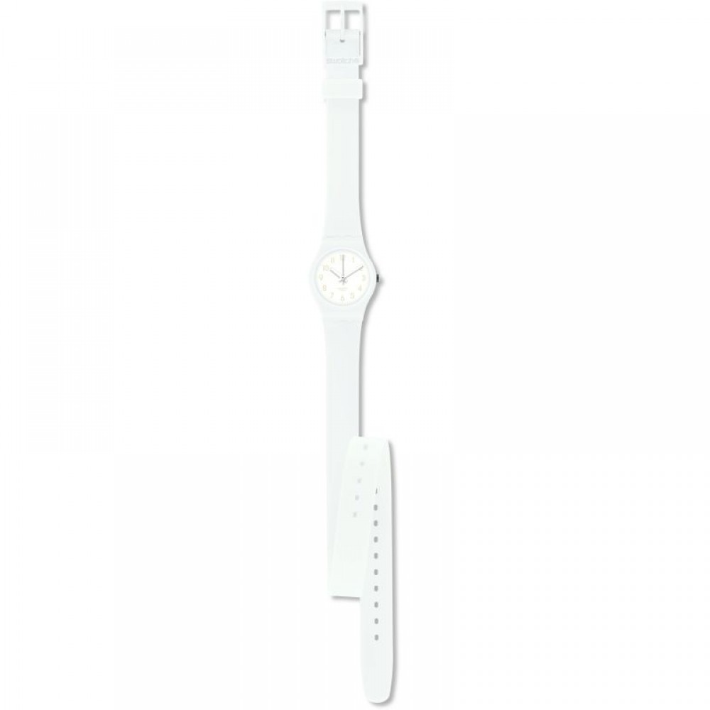 SWATCH COOL BREEZE Λουράκι  Σιλικόνης λευκό 12mm ALW134C 
