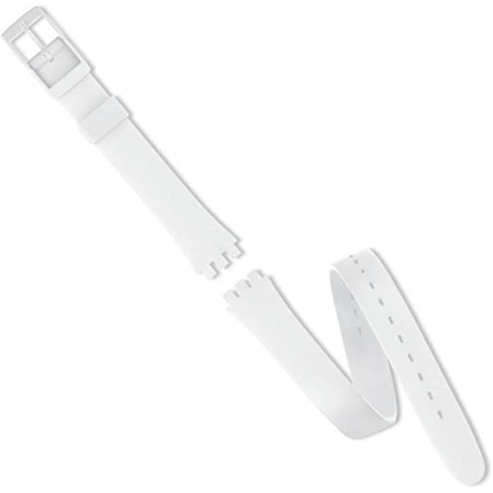 SWATCH COOL BREEZE Λουράκι  Σιλικόνης λευκό 12mm ALW134C 