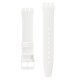 SWATCH THINK TIME WHITE Λουράκι  βιολογικής προέλευσης Λευκό  17mm ASO31W100