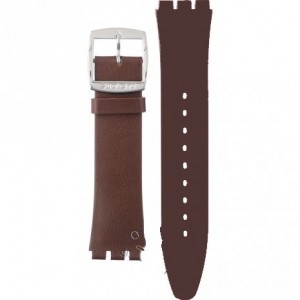 SWATCH SKINWIND  Brown Leather Strap 23mm  ASS07S101