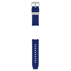 SWATCH BIOCERAMIC LIMY Λουράκι Μπλε από Πλαστικό βιολογικής προέλευσης 19mm  ASB03M103
