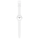 SWATCH THINK TIME WHITE Λουράκι  βιολογικής προέλευσης Λευκό  17mm ASO31W100