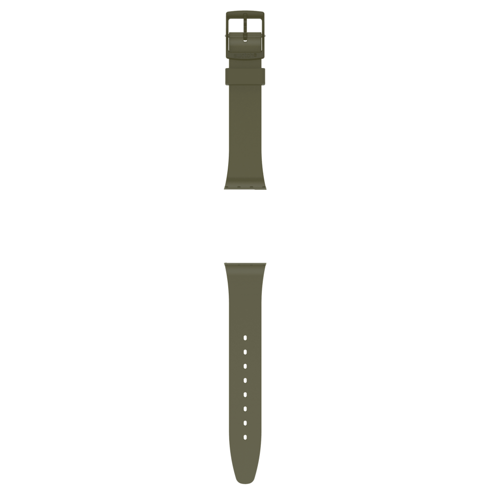 SWATCH PEARLYGREEN Λουράκι Σιλικόνης Πράσινο Περλέ  17mm AGG712