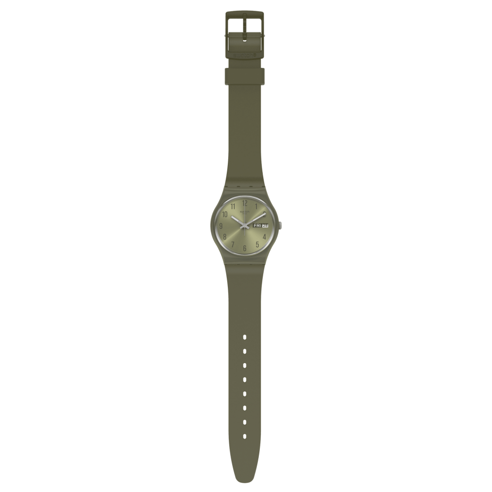 SWATCH PEARLYGREEN Λουράκι Σιλικόνης Πράσινο Περλέ  17mm AGG712