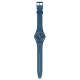 SWATCH PEARLYBLUE Λουράκι Σιλικόνης Μπλε Περλέ  17mm AGN417