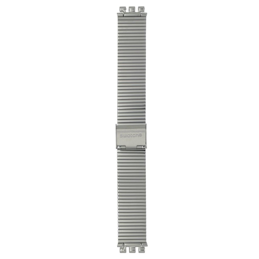 SWATCH SKINPOLE Ασημί ανοξείδωτο ατσάλι Μπρασελέ  16.5mm ASYXS103GG