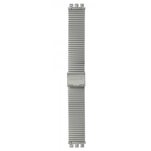 SWATCH SKINPOLE Ασημί ανοξείδωτο ατσάλι Μπρασελέ  16.5mm ASYXS103GG