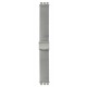SWATCH SKINPOLE Ασημί ανοξείδωτο ατσάλι Μπρασελέ  16.5mm ASYXS103GG