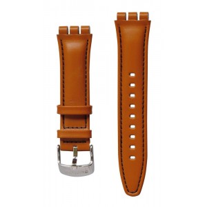 SWATCH LEBLON Brown Leather strap 21mm AYVS408