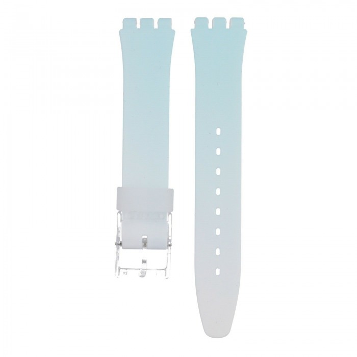 SWATCH ULTRACIEL Γαλάζιο  Λουράκι Σιλικόνης 17mm  AGE713
