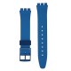 SWATCH PEARLYBLUE Λουράκι Σιλικόνης Μπλε Περλέ  17mm AGN417