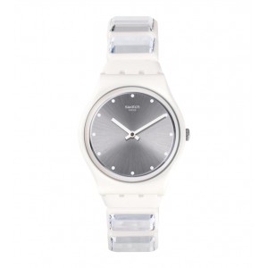 SWATCH FLEXFRESH Λευκό πλαστικό ελαστικό μπρασελέ 17mm AGW188A LARGE 