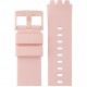 SWATCH BIOCERAMIC C-PINK Λουράκι Ροζ από Σιλικόνη 19mm ASB03P100 