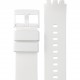SWATCH BIOCERAMIC BIG BOLD ΝΕΧΤ C Λουράκι Λευκό από Πλαστικό  βιολογικής προέλευσης 19mm ASB03W100 