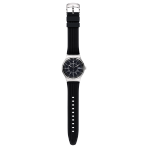 SWATCH SISTEM ARROW Μαύρο Καουτσούκ  Λουράκι  19.6 mm AYIS403