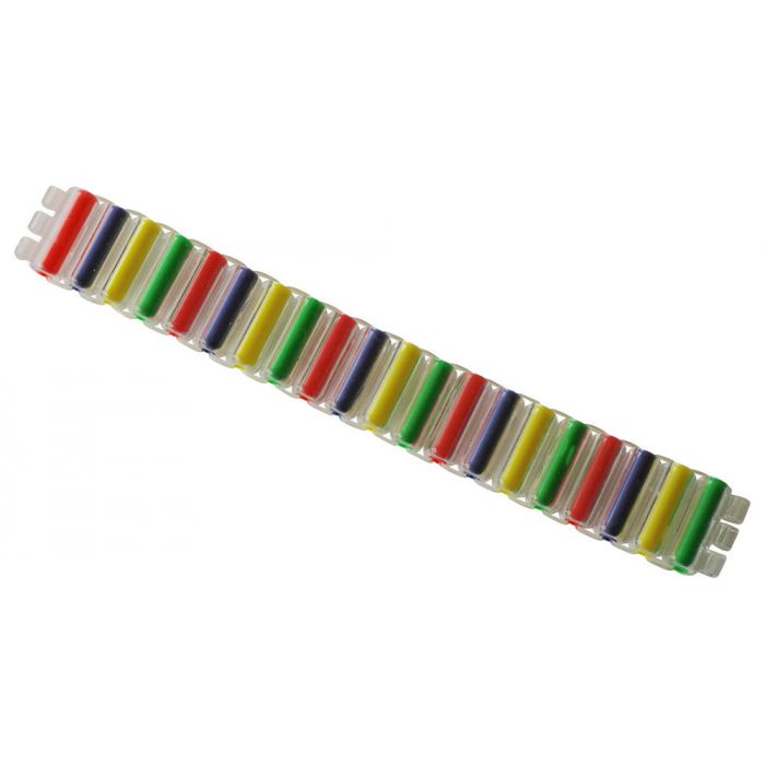 SWATCH CANDY GLOSS Πολύχρωμο Ελαστικό Πλαστικό Μπρασελέ  AGE130B SMALL 17ΜΜ