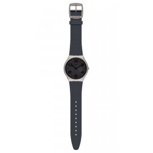 SWATCH DAY TRICK Ρολόι Ανδρικό Γκρι καουτσούκ λουρί  SS07S110