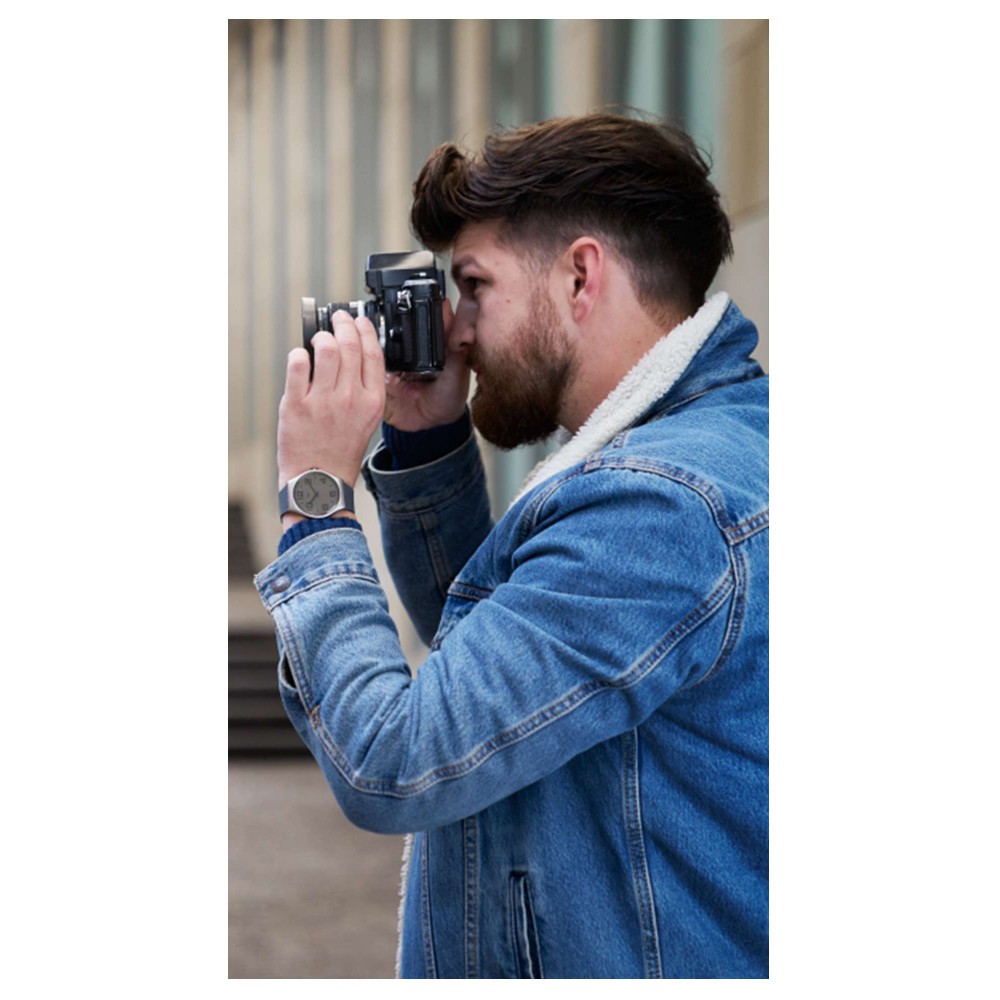 SWATCH DAY TRICK Ρολόι Ανδρικό Γκρι καουτσούκ λουρί  SS07S110