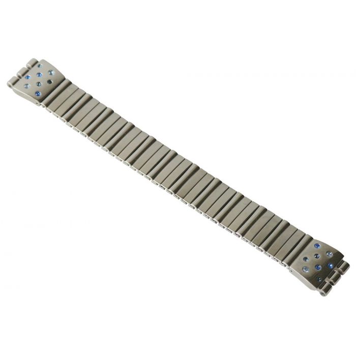 SWATCH SPARKLING DAY Ασημί Ανοξείδωτο Ατσάλι Ελαστικό Μπρασελέ 17mm AGE158A LARGE