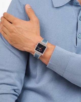 SWATCH WHAT IF...SEE THRU BLACK? Ρολόι Unisex Μαύρο Λουρί Σιλικόνης SO38K700