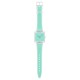 SWATCH WHAT IF...SEE THRU MINT? Ρολόι Unisex Μέντα Λουρί Σιλικόνης SO38K702
