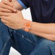 SWATCH WHAT IF...SEE THRU ORANGE? Ρολόι Unisex Πορτοκαλί Λουρί Σιλικόνης SO38K704