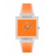 SWATCH WHAT IF...SEE THRU ORANGE? Ρολόι Unisex Πορτοκαλί Λουρί Σιλικόνης SO38K704