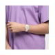 SWATCH Sparkle Shine Ρολόι λευκό λουράκι σιλικόνης SO31W109