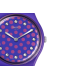 SWATCH PERFECT PLUM Ρολόι μωβ λουράκι λουράκι σιλικόνης SO31V100