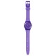 SWATCH PERFECT PLUM Ρολόι μωβ λουράκι λουράκι σιλικόνης SO31V100