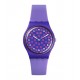 SWATCH PERFECT PLUM Ρολόι μωβ λουράκι λουράκι σιλικόνης SO31V100