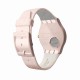 SWATCH EMBROIDERY Pink Synthetic Leather Strap SUOP108
