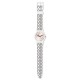 SWATCH RUCHE Ασπρόμαυρο Λουράκι Σιλικόνης GW186