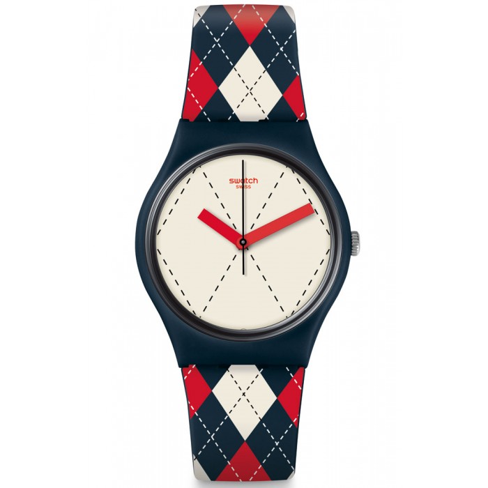 SWATCH SOCQUETTE Πολύχρωμο Λουράκι Σιλικόνης GN255 SWATCH SOCQUETTE Πολύχρωμο Λουράκι Σιλικόνης GN255