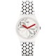 SWATCH RUCHE Ασπρόμαυρο Λουράκι Σιλικόνης GW186