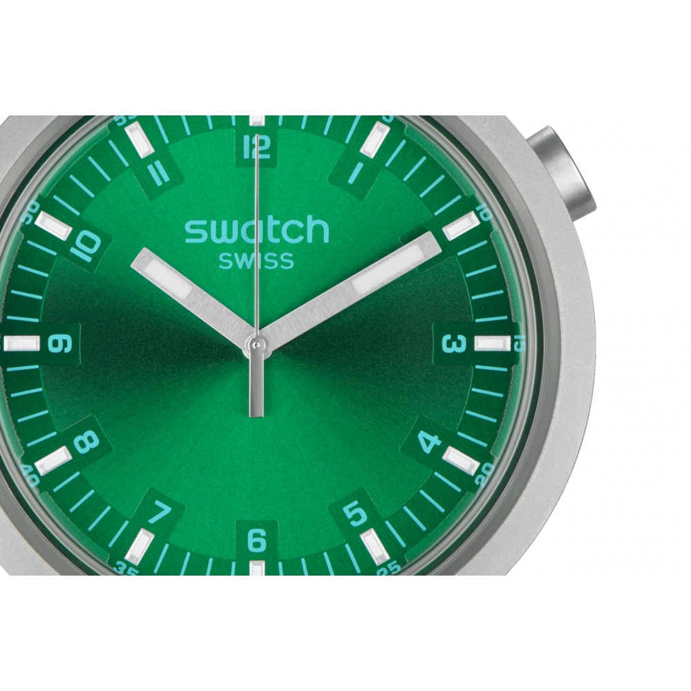 SWATCH FOREST FACE Unisex Ασημί Ανοξείδωτο Ατσάλι μπρασελέ SB07S101G