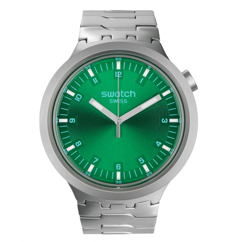 SWATCH FOREST FACE Unisex Ασημί Ανοξείδωτο Ατσάλι μπρασελέ SB07S101G