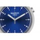 SWATCH INDIGO HOUR Unisex Ασημί Ανοξείδωτο Ατσάλι μπρασελέ SB07S102G
