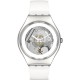 SWATCH PURE WHITE IRONY Ρολόι Γυναικείο Λευκό Λουράκι Σιλικόνης SYXS138
