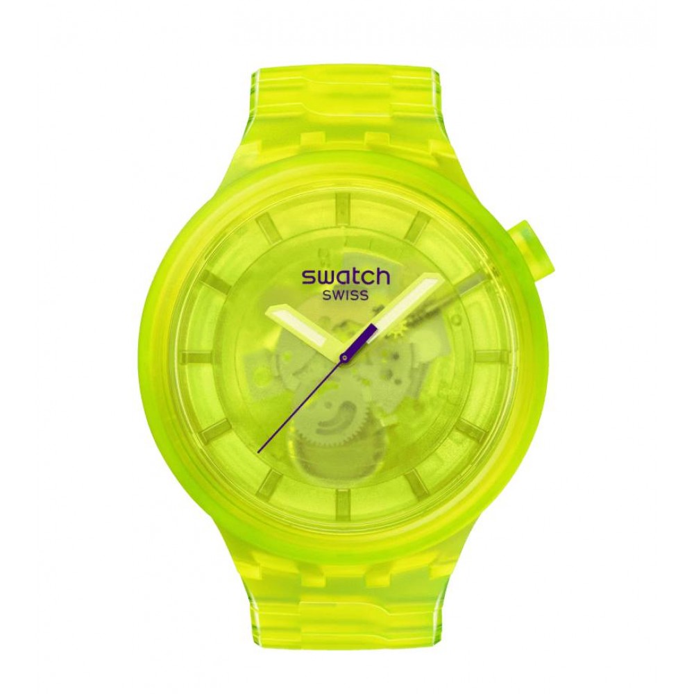 SWATCH COLORS OF JOY YELLOW  JOY Ρολόι Κίτρινο Λουράκι Σιλικόνης SB05J103
