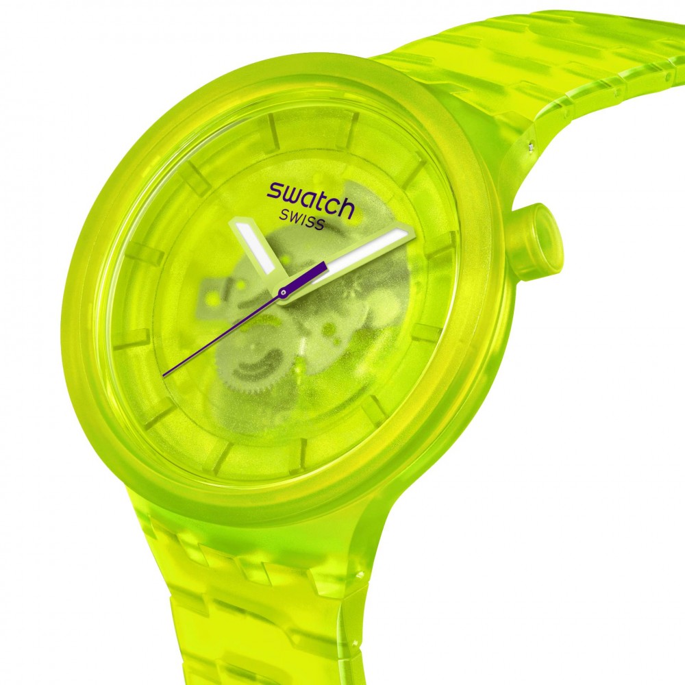 SWATCH COLORS OF JOY YELLOW  JOY Ρολόι Κίτρινο Λουράκι Σιλικόνης SB05J103