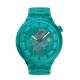 SWATCH COLORS OF JOY TURQUOISE JOY Ρολόι Tιρκουάζ Λουράκι Σιλικόνης SB05L101
