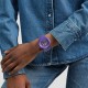 SWATCH COLORS OF JOY PURPLE JOY Ρολόι Tιρκουάζ Λουράκι Σιλικόνης SB05V103