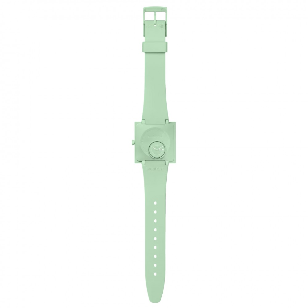 SWATCH WHAT IF…MINT? Ρολόι Unisex Πράσινο Βιολογικής Προέλευσης λουράκι SO34G701 SWATCH WHAT IF…MINT? Ρολόι Unisex Πράσινο Βιολογικής Προέλευσης λουράκι SO34G701