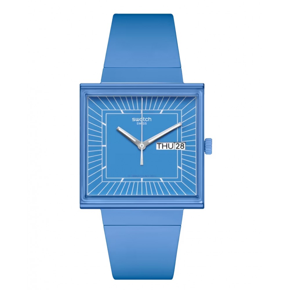 SWATCH WHAT IF…SKY? Ρολόι Unisex Μπλε Βιολογικής Προέλευσης λουράκι SO34S700 SWATCH WHAT IF…SKY? Ρολόι Unisex Μπλε Βιολογικής Προέλευσης λουράκι SO34S700