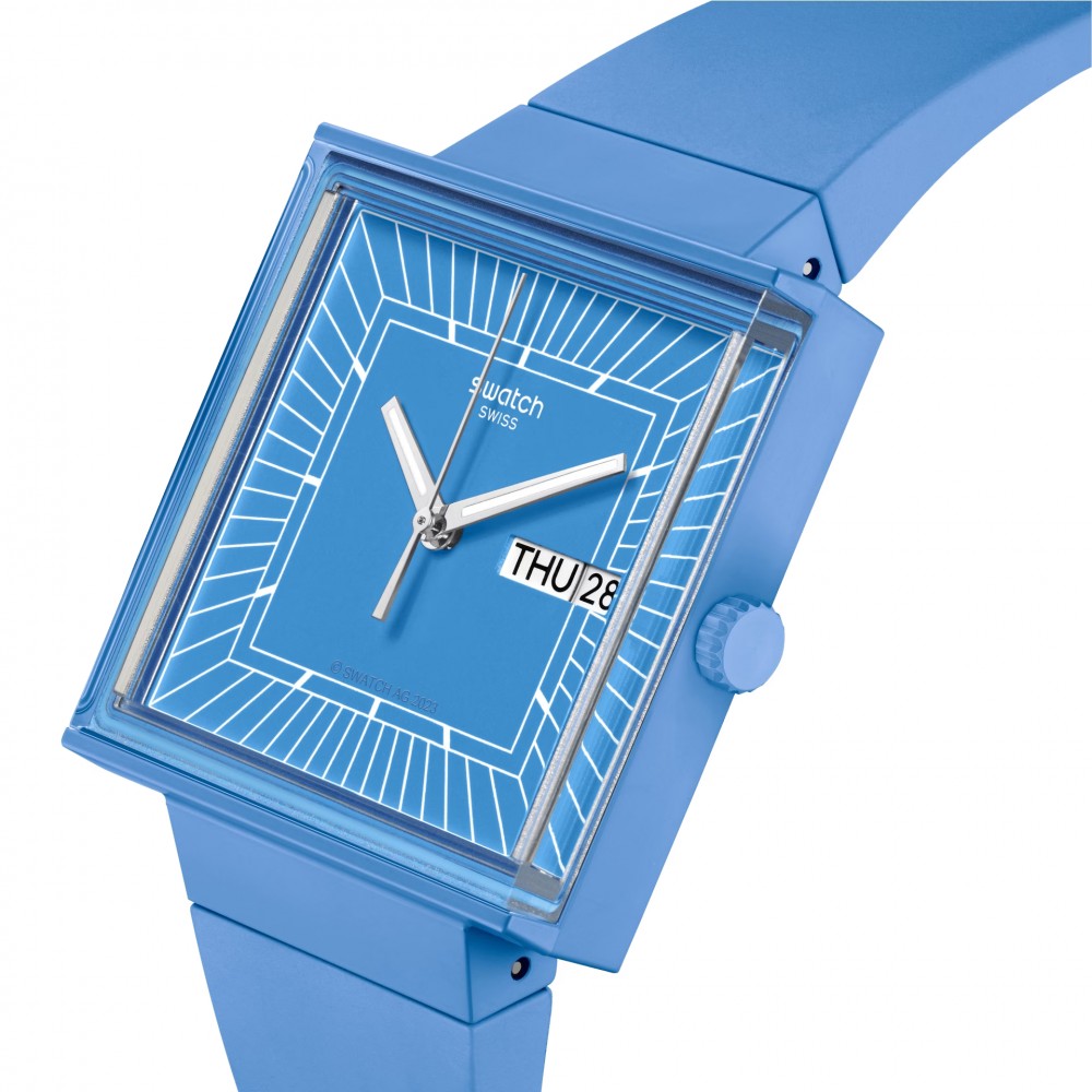 SWATCH WHAT IF…SKY? Ρολόι Unisex Μπλε Βιολογικής Προέλευσης λουράκι SO34S700 SWATCH WHAT IF…SKY? Ρολόι Unisex Μπλε Βιολογικής Προέλευσης λουράκι SO34S700